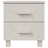 Bedside Cabinets HAMAR 2 pcs White 40x35x44.5 cm Solid Wood
