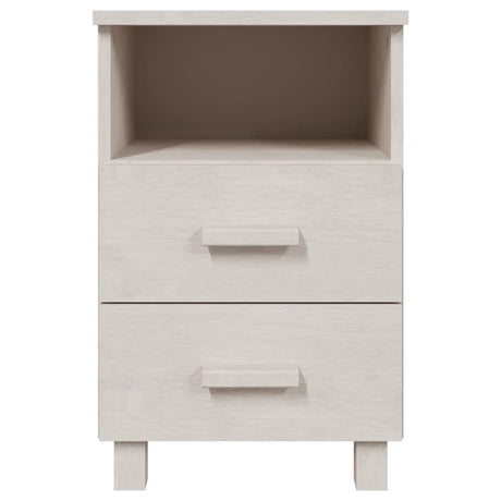 Bedside Cabinet Hamar 40X35X62 Cm Solid Wood Pine