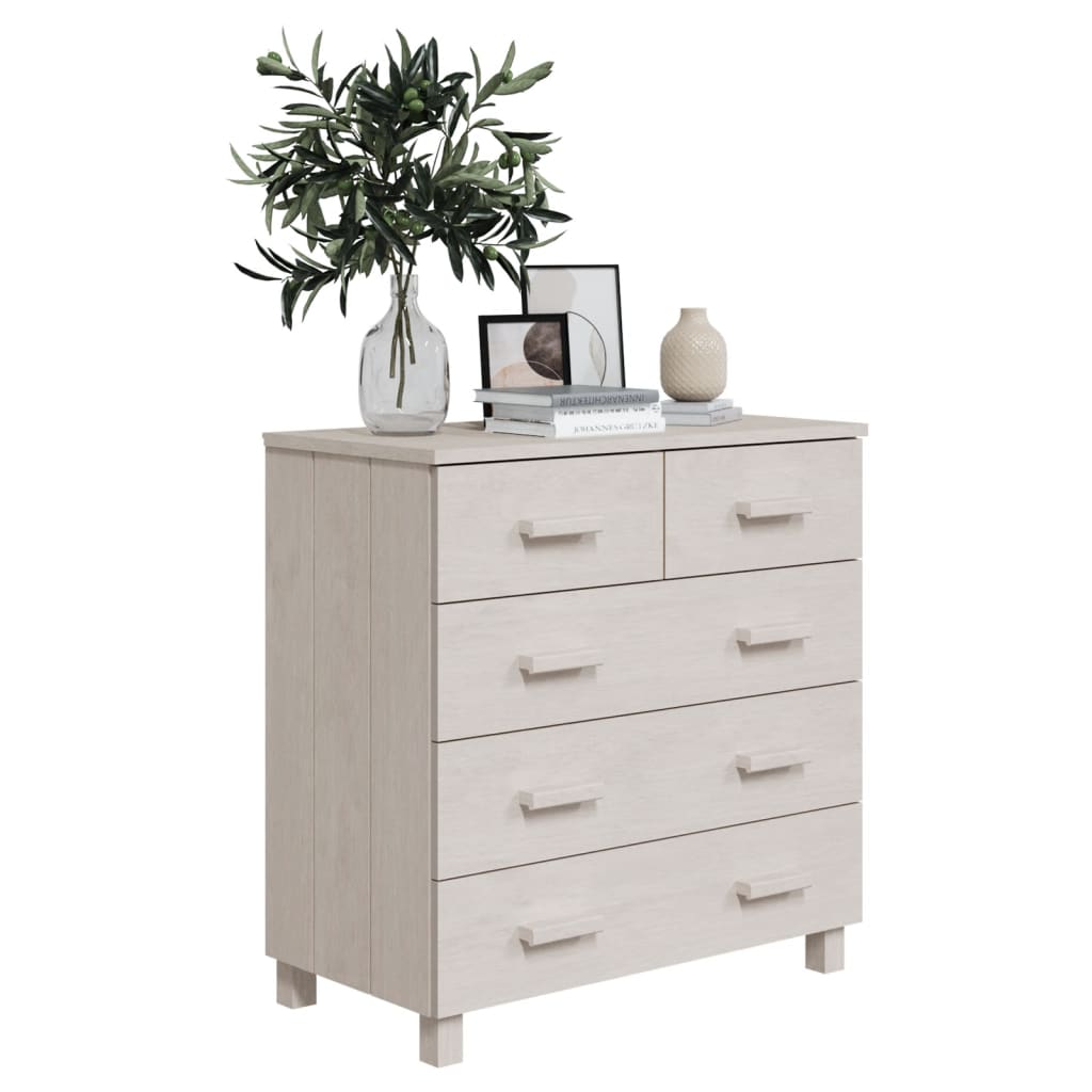Sideboard Hamar 79X40X80 Cm Solid Wood Pine