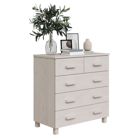 Sideboard Hamar 79X40X80 Cm Solid Wood Pine