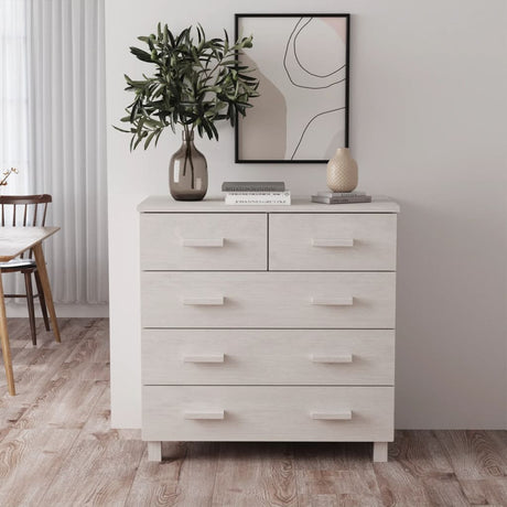 Sideboard Hamar 79X40X80 Cm Solid Wood Pine