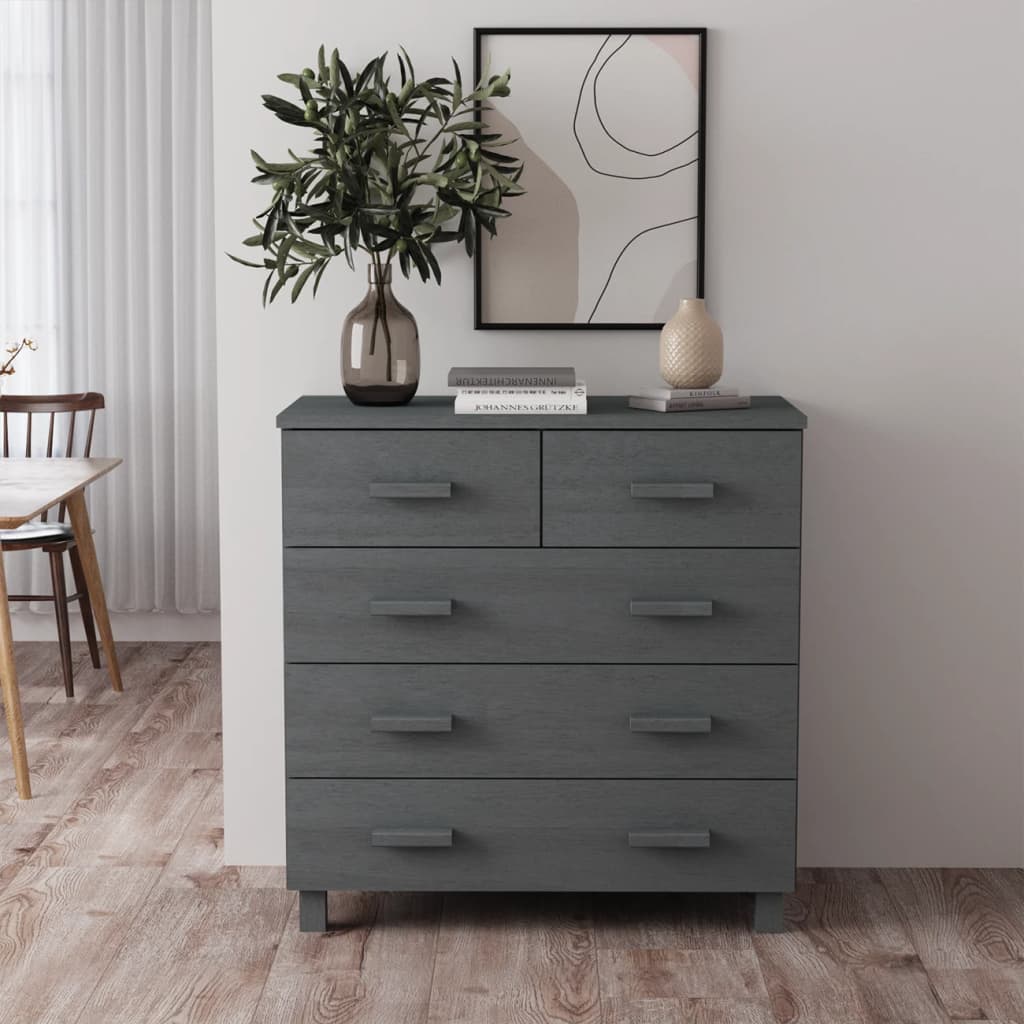 Sideboard Hamar 79X40X80 Cm Solid Wood Pine