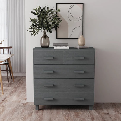 Sideboard Hamar 79X40X80 Cm Solid Wood Pine