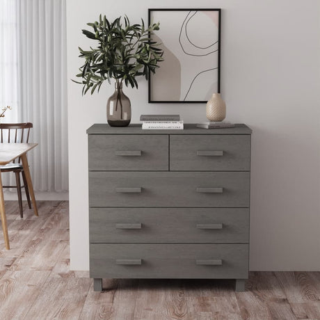 Sideboard Hamar 79X40X80 Cm Solid Wood Pine