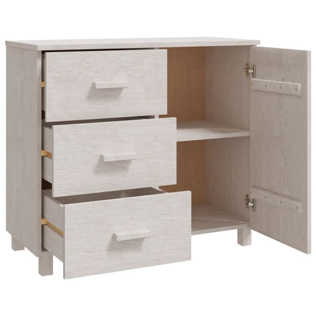 Sideboard Hamar 90X40X80 Cm Solid Pinewood