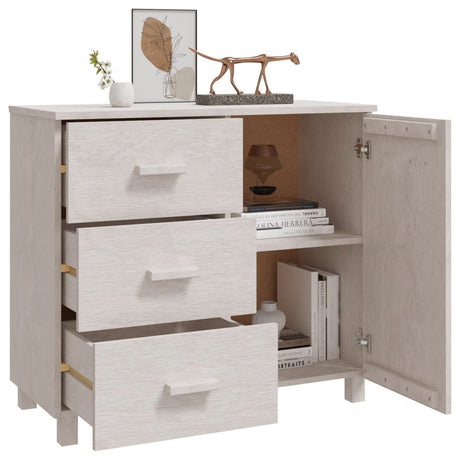 Sideboard Hamar 90X40X80 Cm Solid Pinewood
