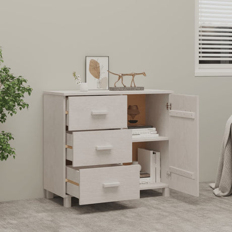 Sideboard Hamar 90X40X80 Cm Solid Pinewood