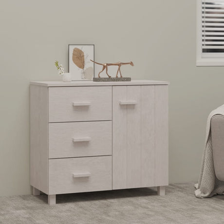 Sideboard Hamar 90X40X80 Cm Solid Pinewood