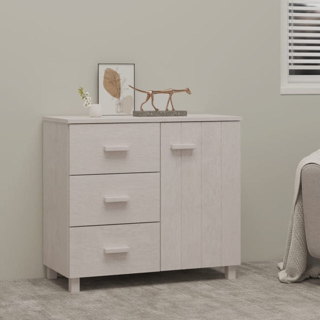 Sideboard Hamar 90X40X80 Cm Solid Pinewood