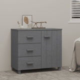 Sideboard Hamar 90X40X80 Cm Solid Pinewood