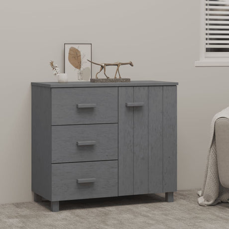 Sideboard Hamar 90X40X80 Cm Solid Pinewood