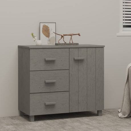 Sideboard Hamar 90X40X80 Cm Solid Pinewood