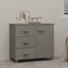 Sideboard Hamar 90X40X80 Cm Solid Pinewood