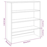 Top For Highboard Hamar 90X30X100Cm Solid Wood Pine