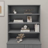 Top For Highboard Hamar 90X30X100Cm Solid Wood Pine