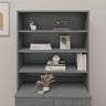 Top For Highboard Hamar 90X30X100Cm Solid Wood Pine