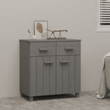 Sideboard Hamar 79X40X80 Cm Solid Wood Pine