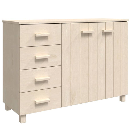 Sideboard Hamar 113X40X80 Cm Solid Wood Pine