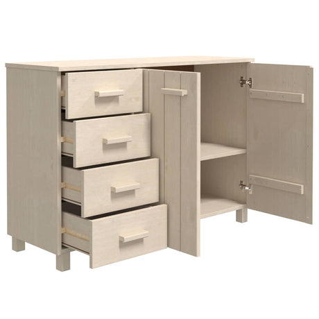 Sideboard Hamar 113X40X80 Cm Solid Wood Pine