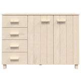 Sideboard Hamar 113X40X80 Cm Solid Wood Pine