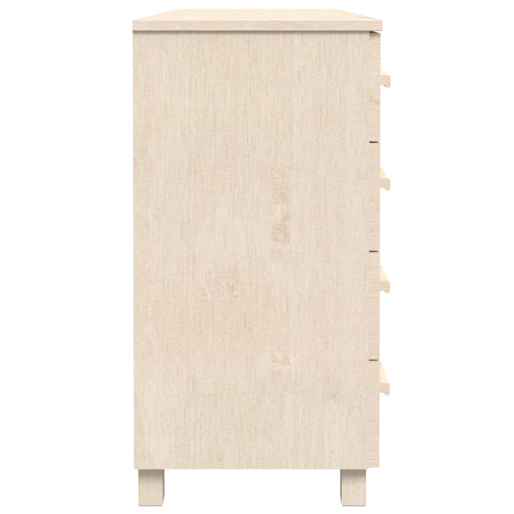 Sideboard Hamar 113X40X80 Cm Solid Wood Pine