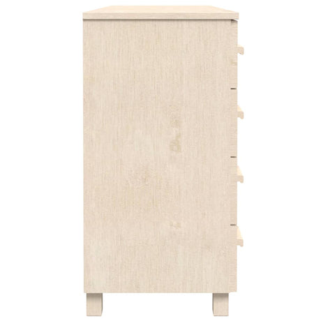 Sideboard Hamar 113X40X80 Cm Solid Wood Pine