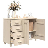 Sideboard Hamar 113X40X80 Cm Solid Wood Pine