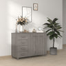 Sideboard Hamar 113X40X80 Cm Solid Wood Pine