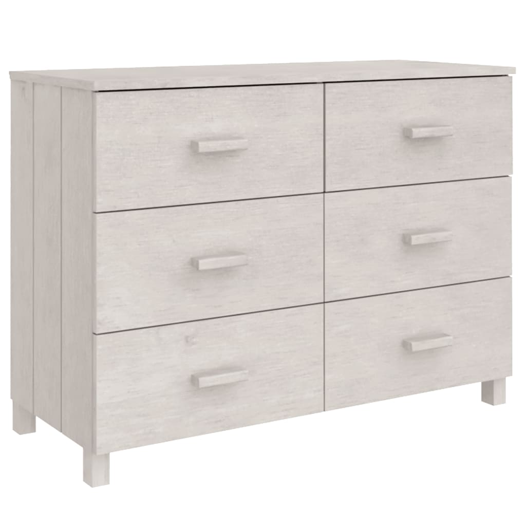 Sideboard Hamar 113X40X80 Cm Solid Wood Pine