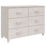 Sideboard Hamar 113X40X80 Cm Solid Wood Pine