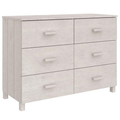 Sideboard Hamar 113X40X80 Cm Solid Wood Pine