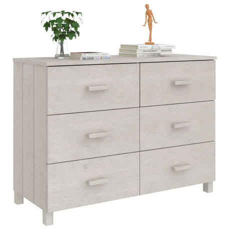 Sideboard Hamar 113X40X80 Cm Solid Wood Pine