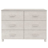 Sideboard Hamar 113X40X80 Cm Solid Wood Pine