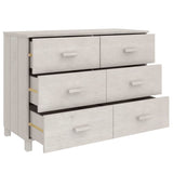 Sideboard Hamar 113X40X80 Cm Solid Wood Pine