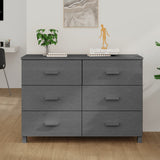 Sideboard Hamar 113X40X80 Cm Solid Wood Pine