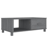 Coffee Table Hamar 100X55X35 Cm Solid Wood Pine