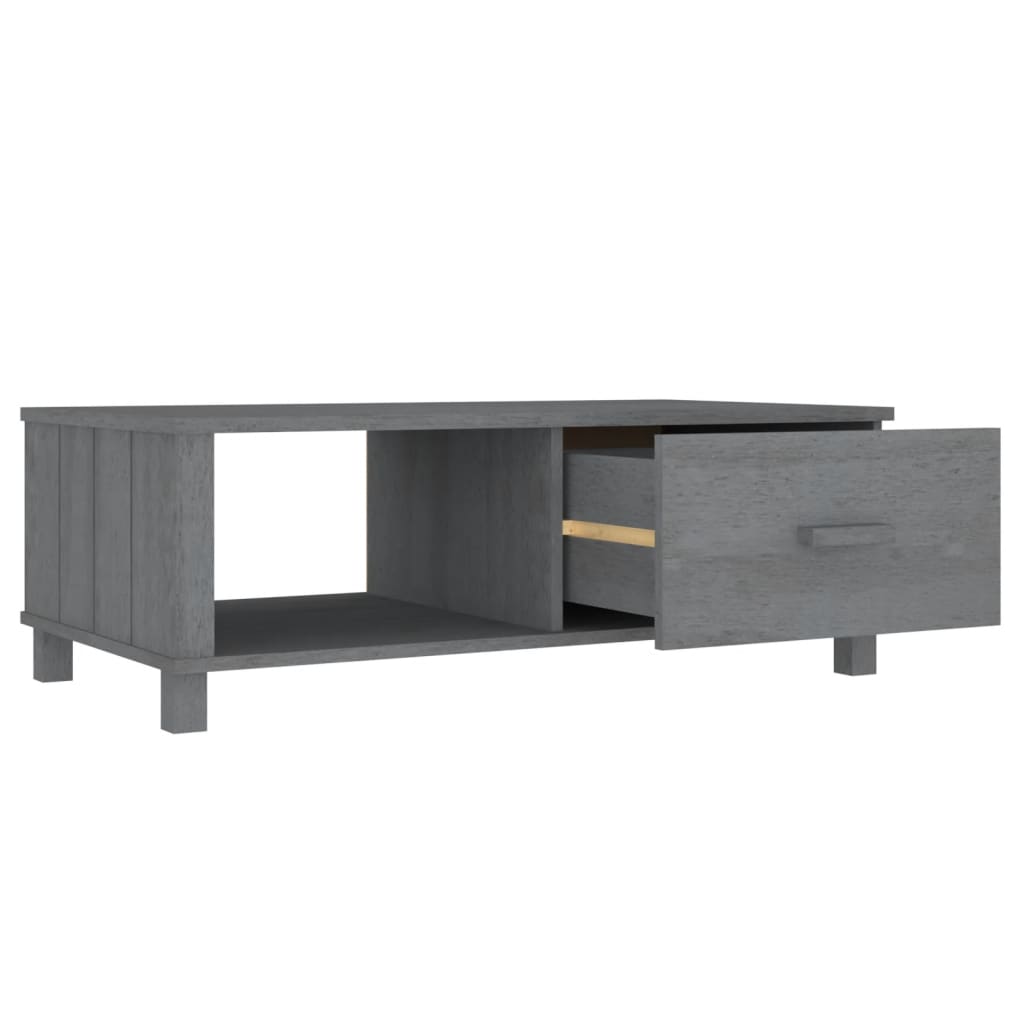 Coffee Table Hamar 100X55X35 Cm Solid Wood Pine