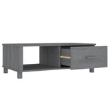 Coffee Table Hamar 100X55X35 Cm Solid Wood Pine