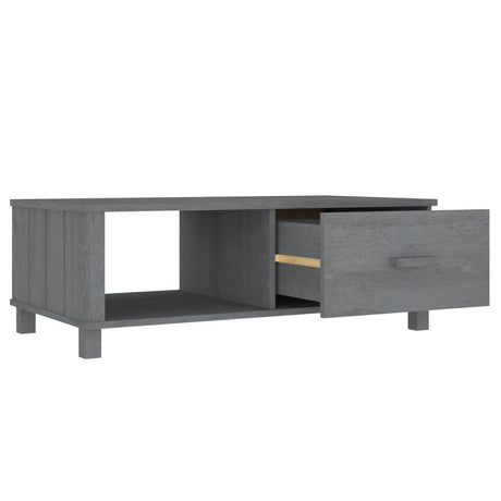 Coffee Table Hamar 100X55X35 Cm Solid Wood Pine