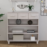 Console Table Hamar 90X35X90 Cm Solid Wood Pine