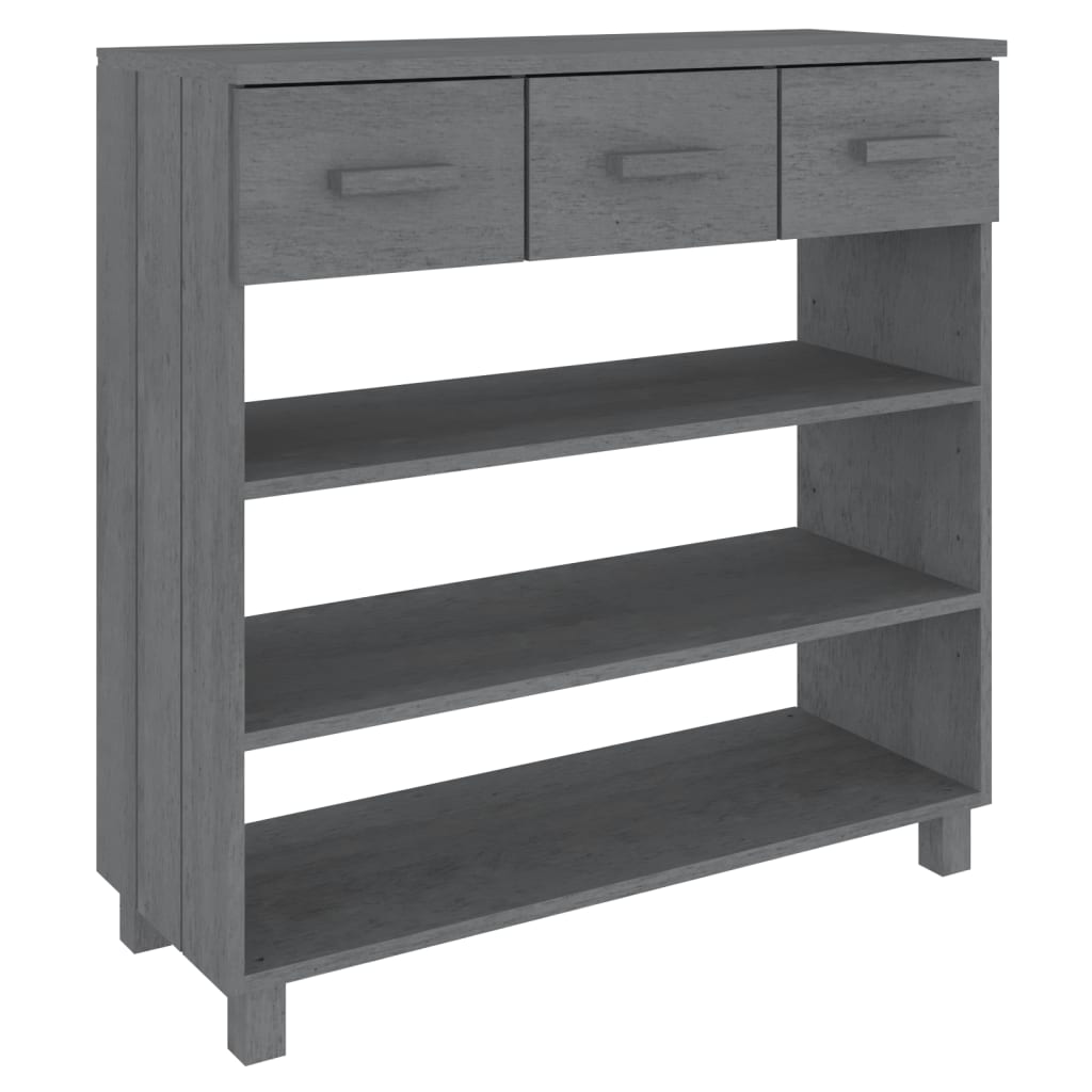 Console Table Hamar 90X35X90 Cm Solid Wood Pine
