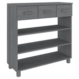 Console Table Hamar 90X35X90 Cm Solid Wood Pine