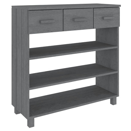 Console Table Hamar 90X35X90 Cm Solid Wood Pine