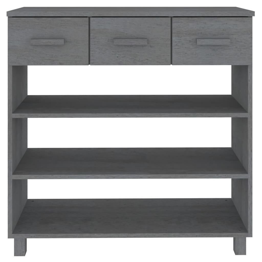 Console Table Hamar 90X35X90 Cm Solid Wood Pine