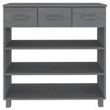 Console Table Hamar 90X35X90 Cm Solid Wood Pine