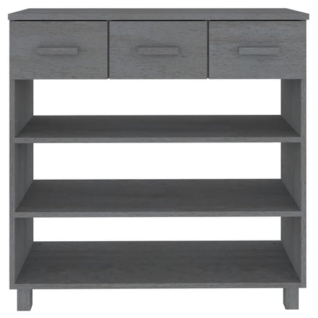 Console Table Hamar 90X35X90 Cm Solid Wood Pine