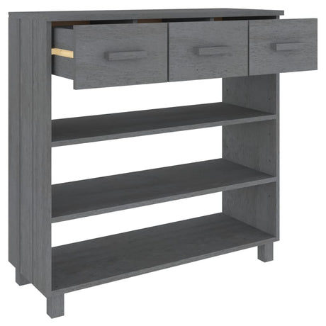 Console Table Hamar 90X35X90 Cm Solid Wood Pine