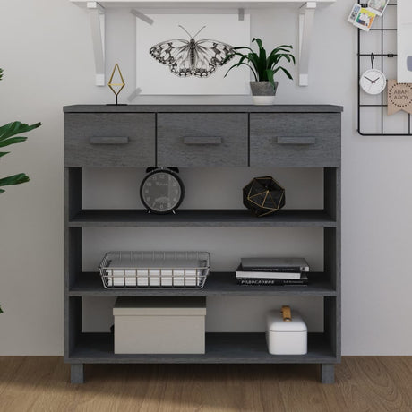 Console Table Hamar 90X35X90 Cm Solid Wood Pine