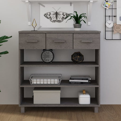 Console Table Hamar 90X35X90 Cm Solid Wood Pine