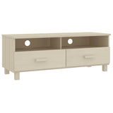 Tv Cabinet Hamar 106X40X40 Cm Solid Wood Pine